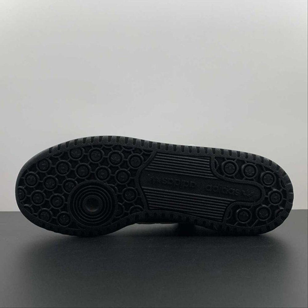 adidas Forum Low White Core Black Mens Sneakers - Picture 4 of 15